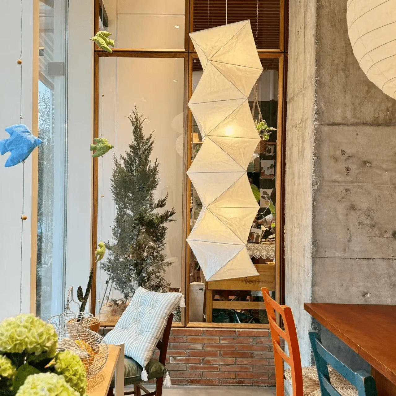 Origami Minimalist Paper Pendant Light - Image 5