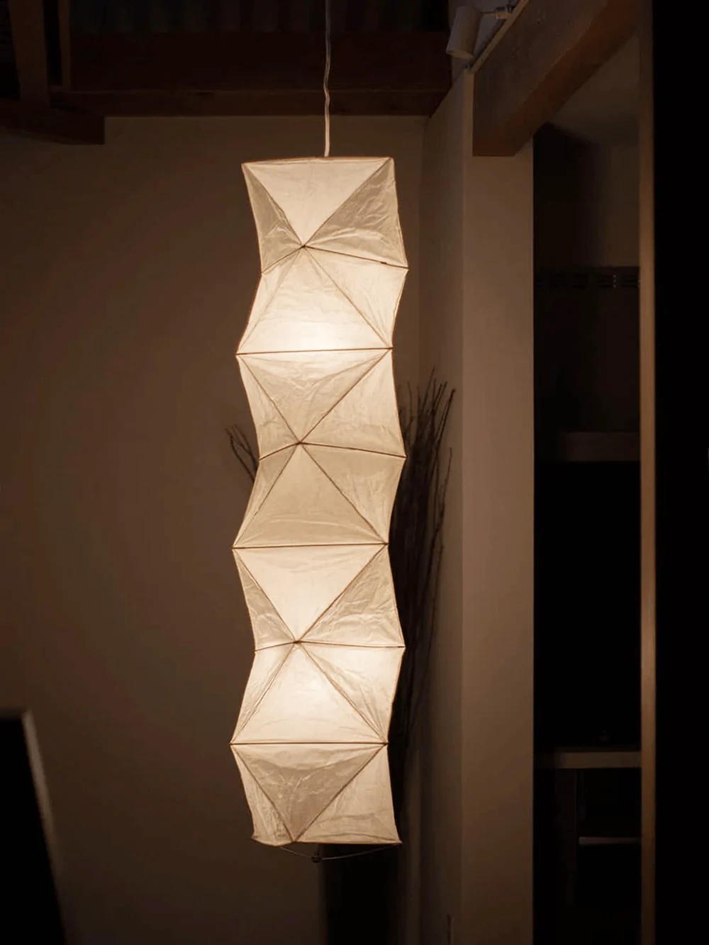 Origami Minimalist Paper Pendant Light - Image 8