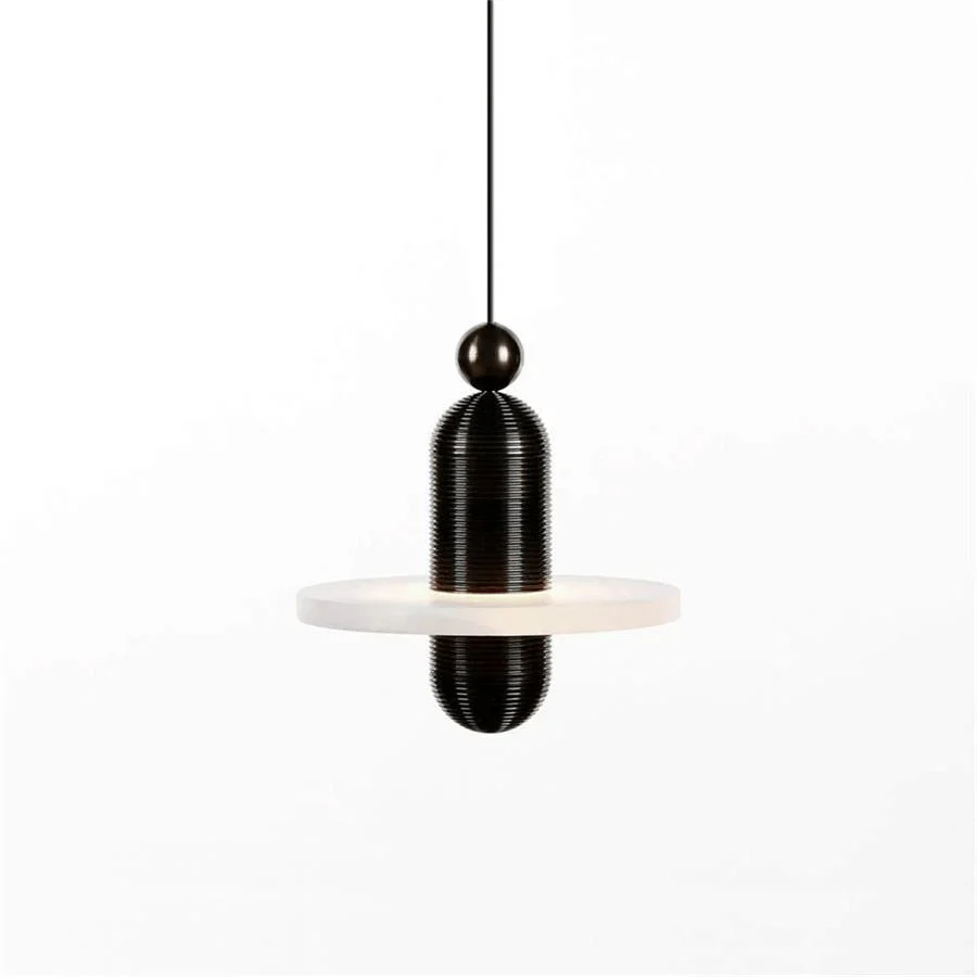 Orion Brushed Brass Alabaster Pendant Light - Image 18