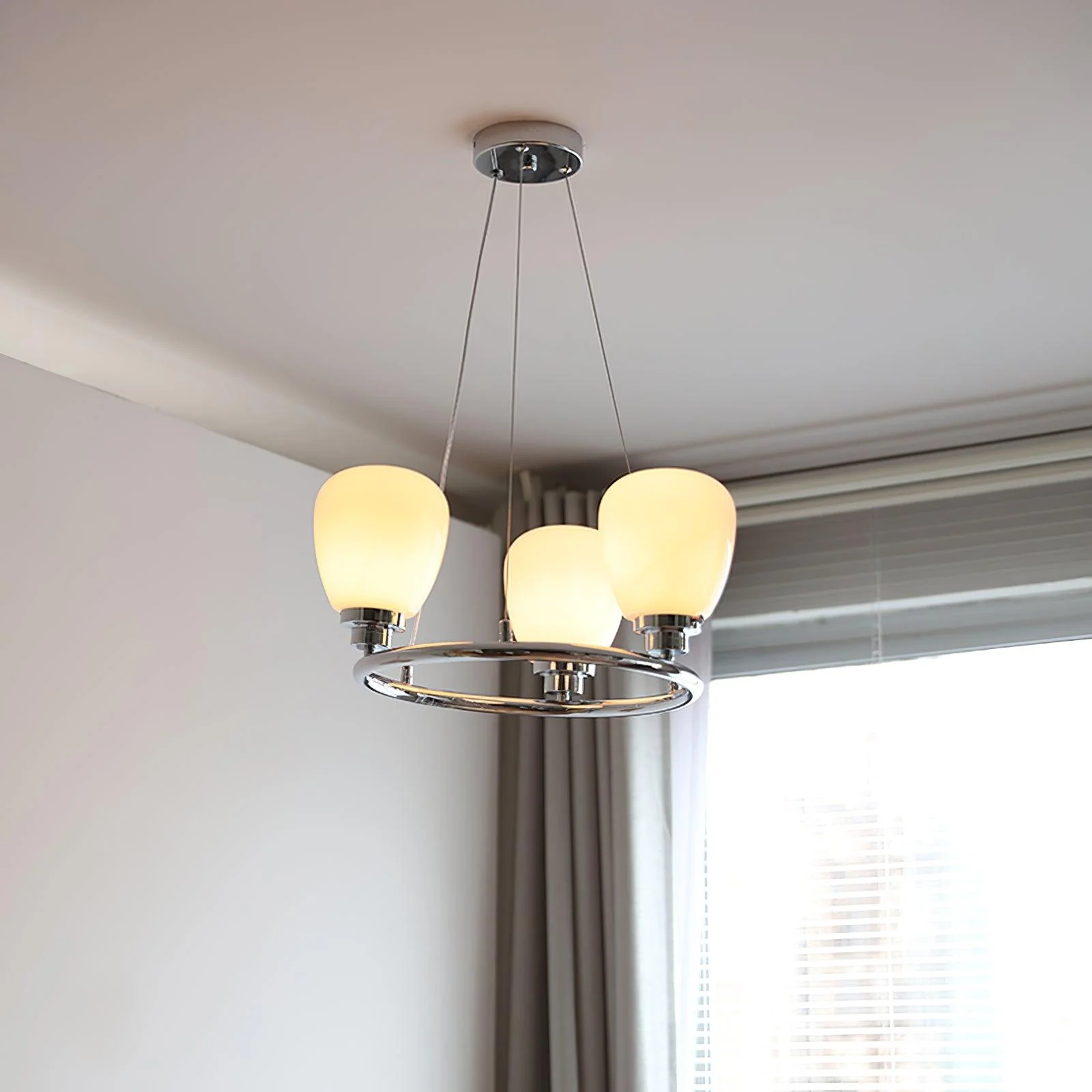 Orion Classic Glass Chandelier - Image 7