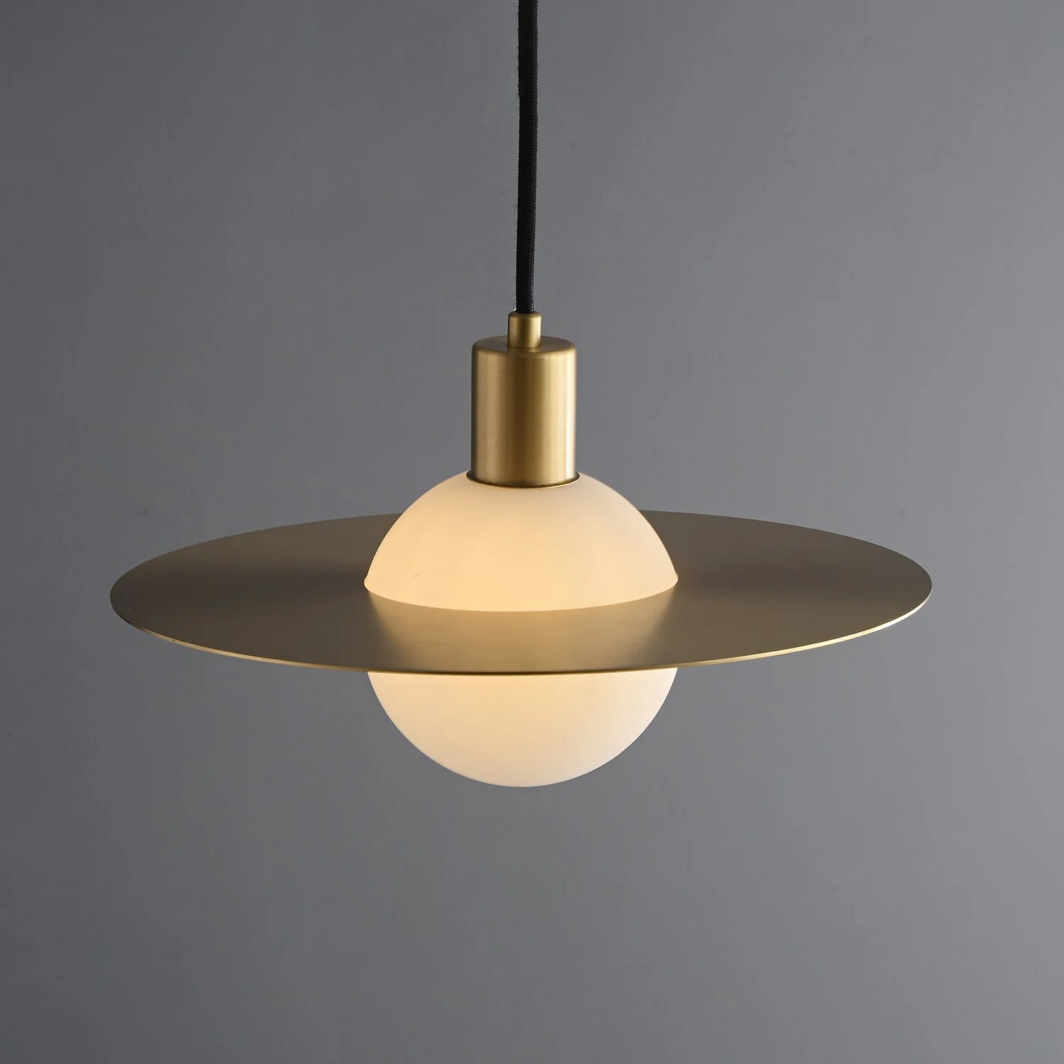 Orionis Premium Nordic Art Brass Glass Pendant Lamp - Image 8