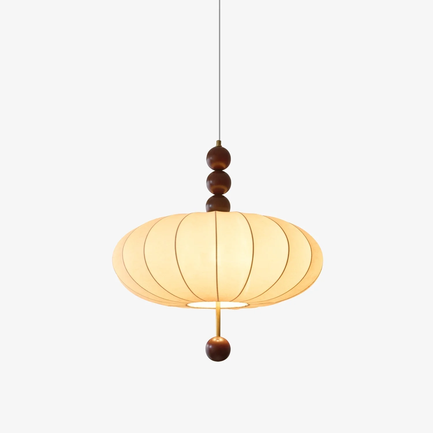 Orla Vintage Fabric Pendant Light - Image 15