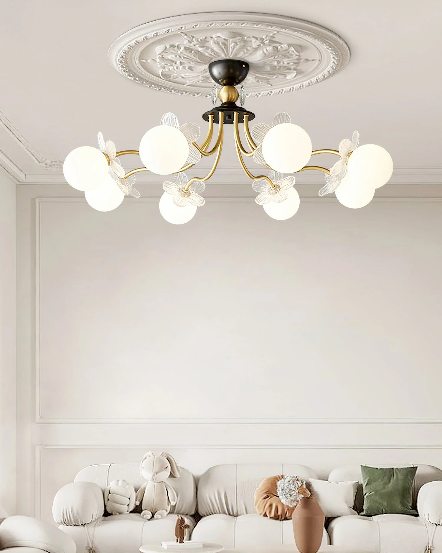Orlaeila Art Blossom Flower Glass Chandelier - Image 14