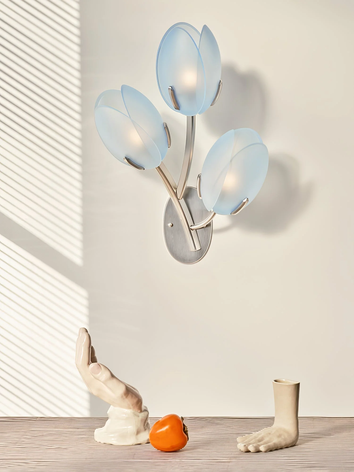 Orlantha Nordic Art Bloom Glass Wall Light - Image 11