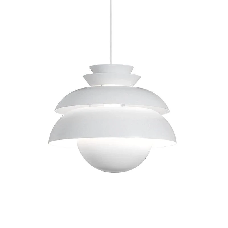Orlenna White Scandinavian Pendant Lamp - Image 24