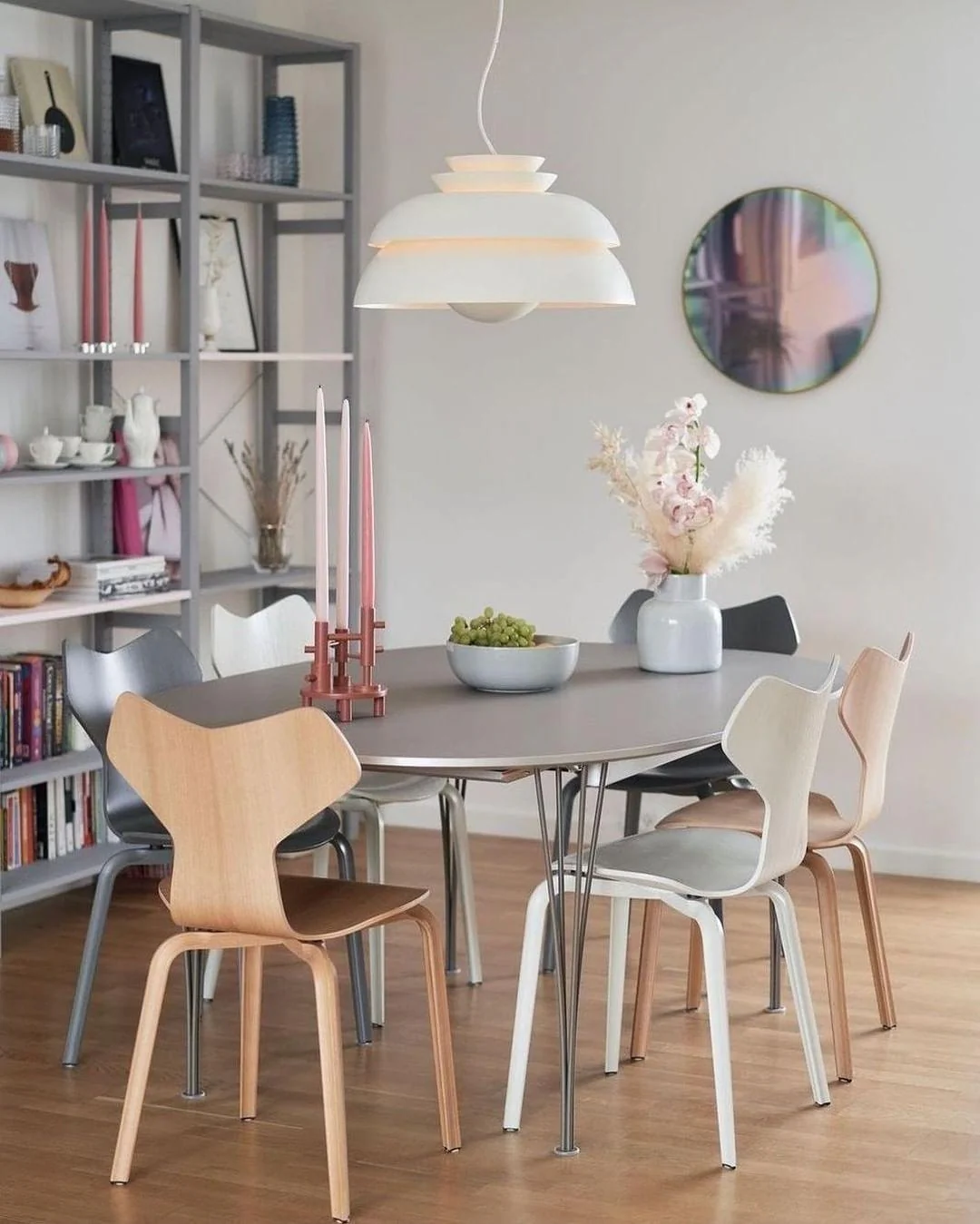 Orlenna White Scandinavian Pendant Lamp - Image 26