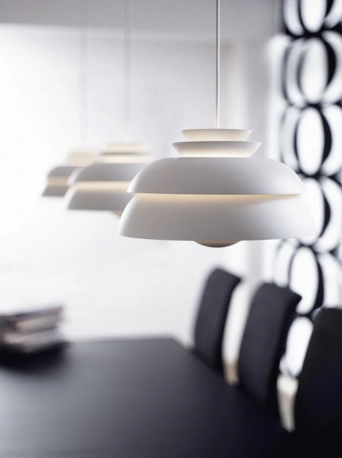 Orlenna White Scandinavian Pendant Lamp - Image 28