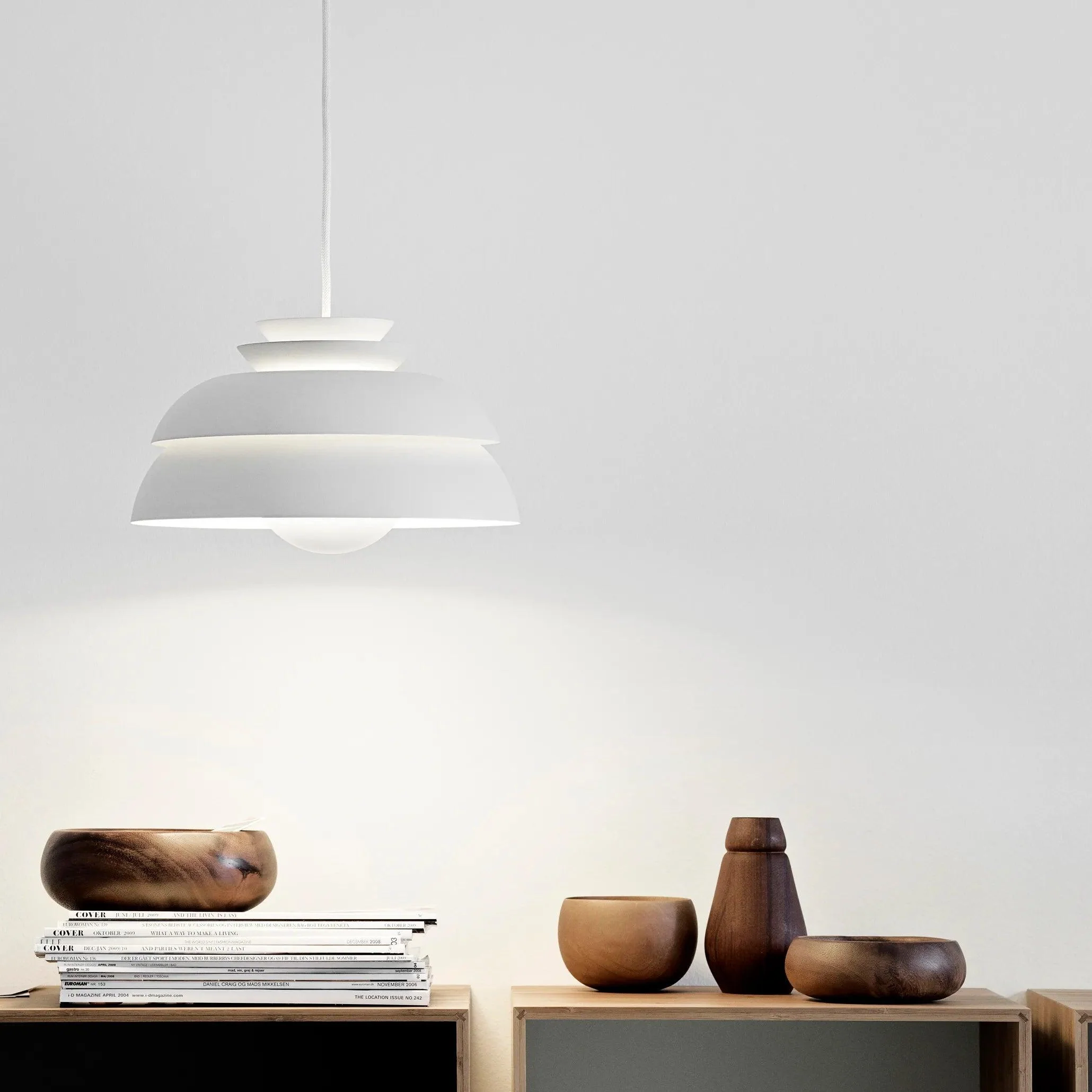 Orlenna White Scandinavian Pendant Lamp - Image 31