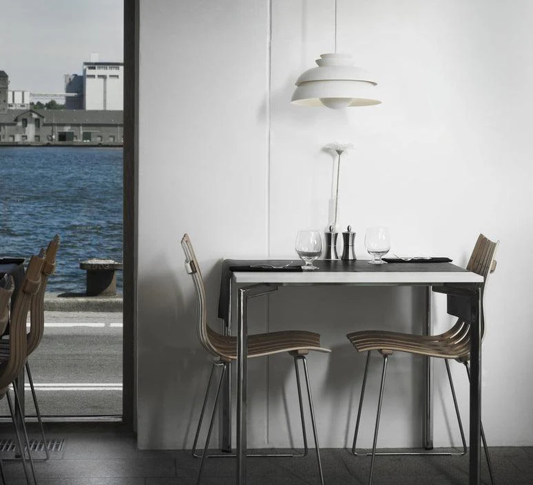 Orlenna White Scandinavian Pendant Lamp - Image 37