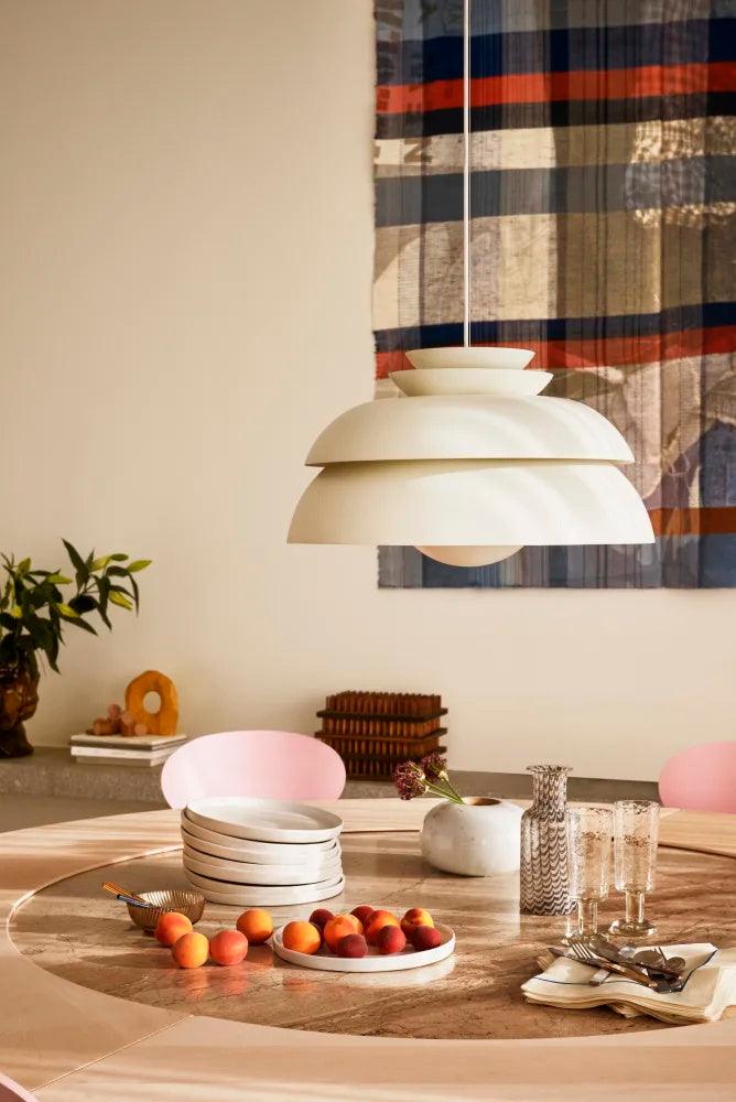 Orlenna White Scandinavian Pendant Lamp - Image 7