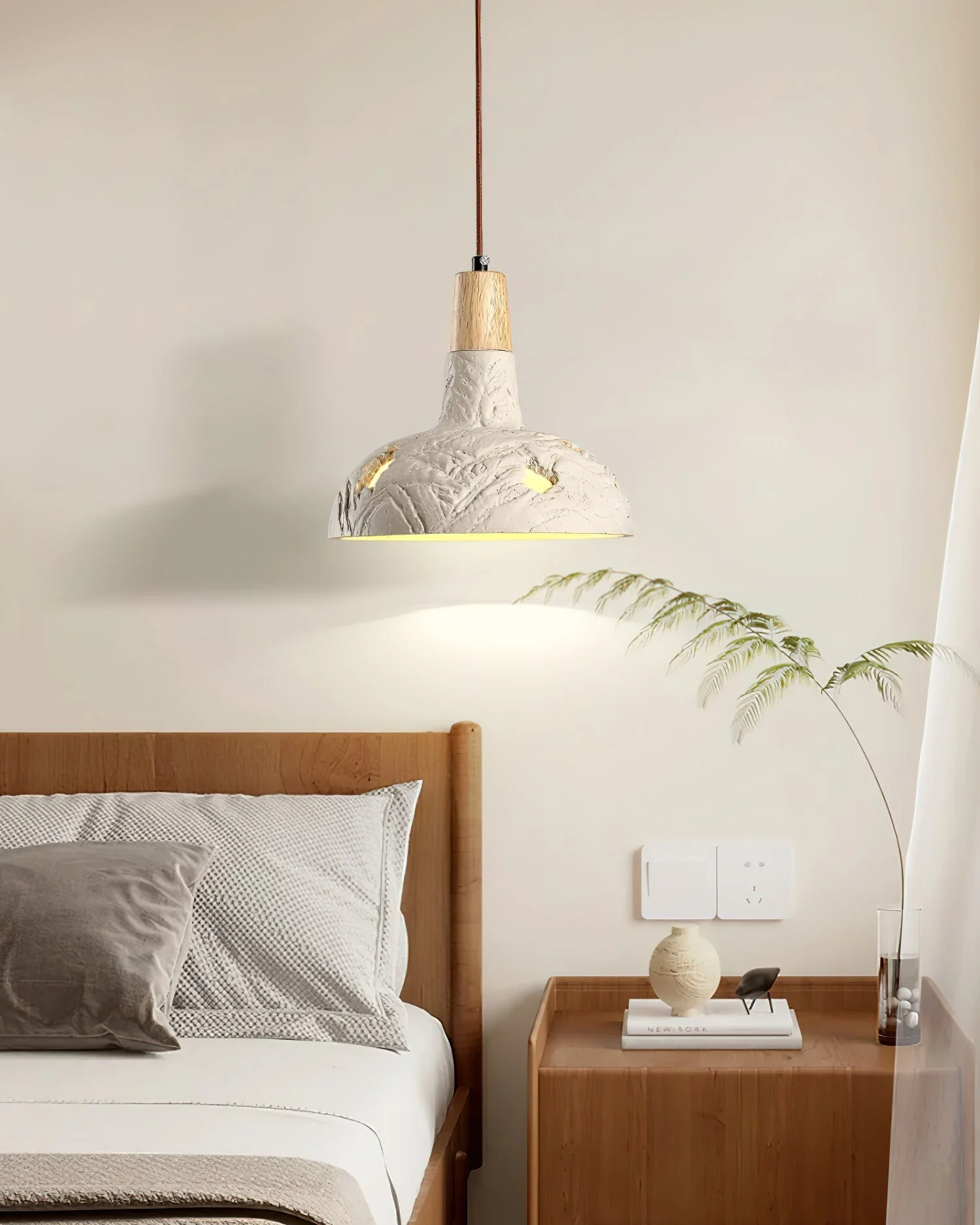 Ormarion Nordic Art Carve Cement Pendant Lamp - Image 13