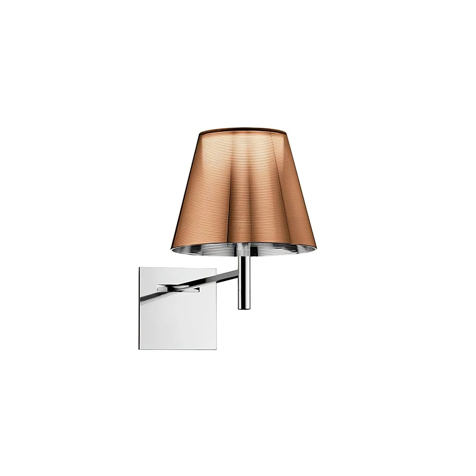 Orsore Chrome Prism Fabric Wall Lamp - Image 30