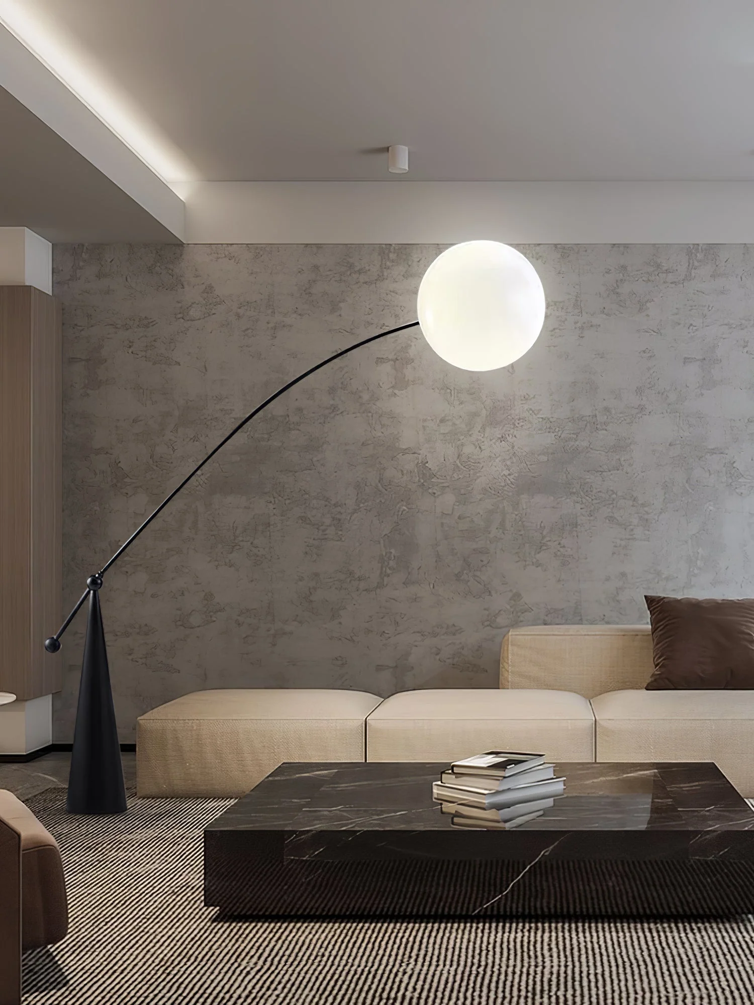 Ortalil Modern Arc Floor Lamp - Image 48