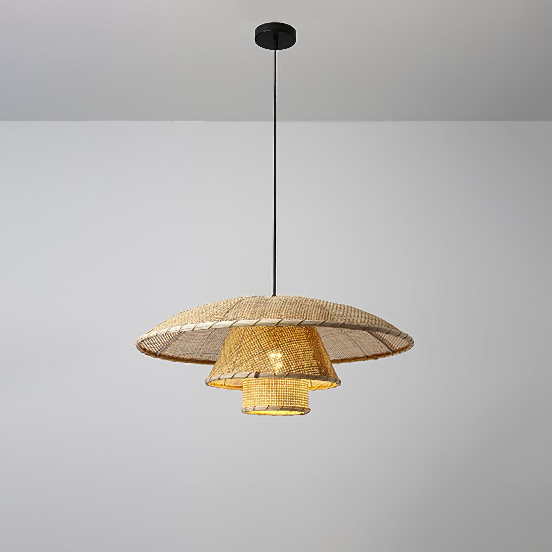 Orvellace Rattan Vintage Pendant Lamp - Image 15