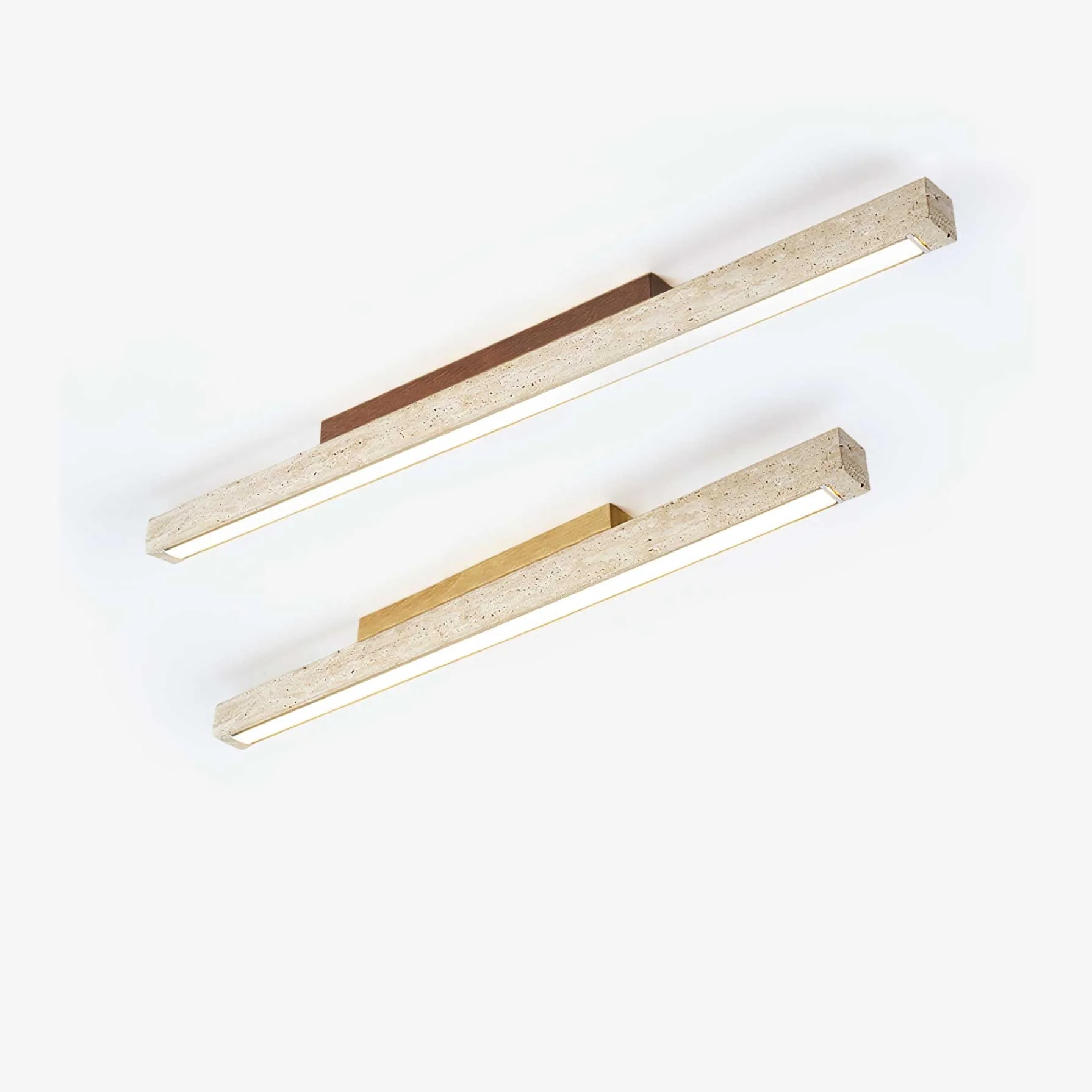 Orvenarae Minimalist Travertine Linear Light