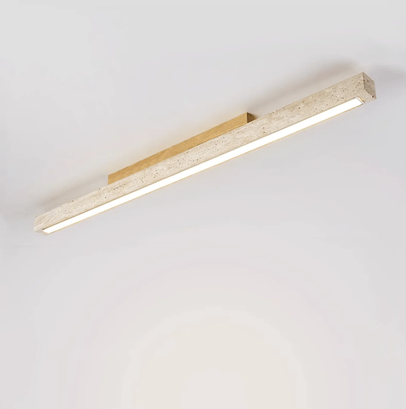 Orvenarae Minimalist Travertine Linear Light - Image 22