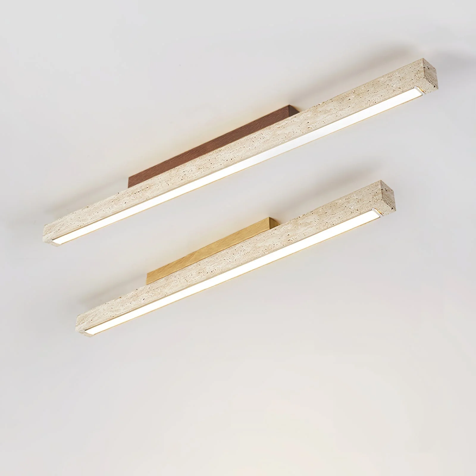 Orvenarae Minimalist Travertine Linear Light - Image 24