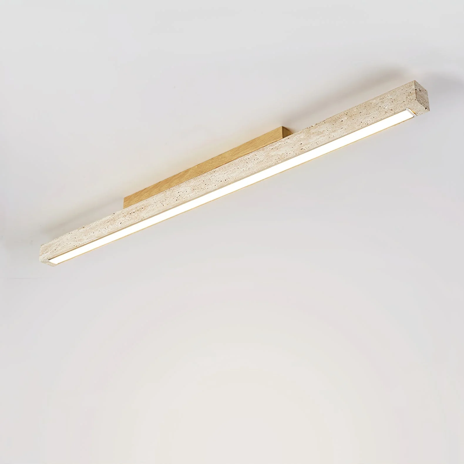 Orvenarae Minimalist Travertine Linear Light - Image 27