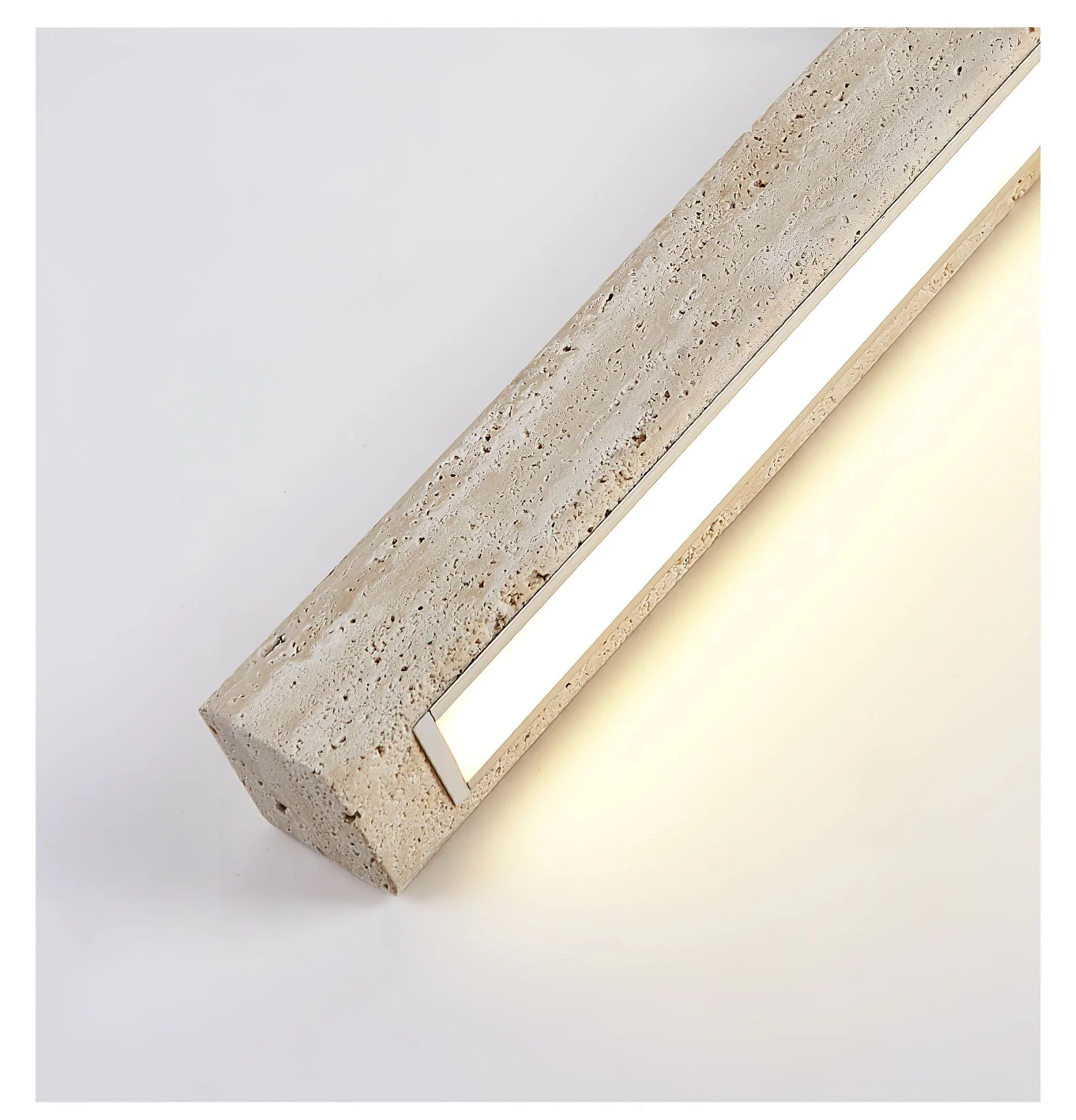 Orvenarae Minimalist Travertine Linear Light - Image 28