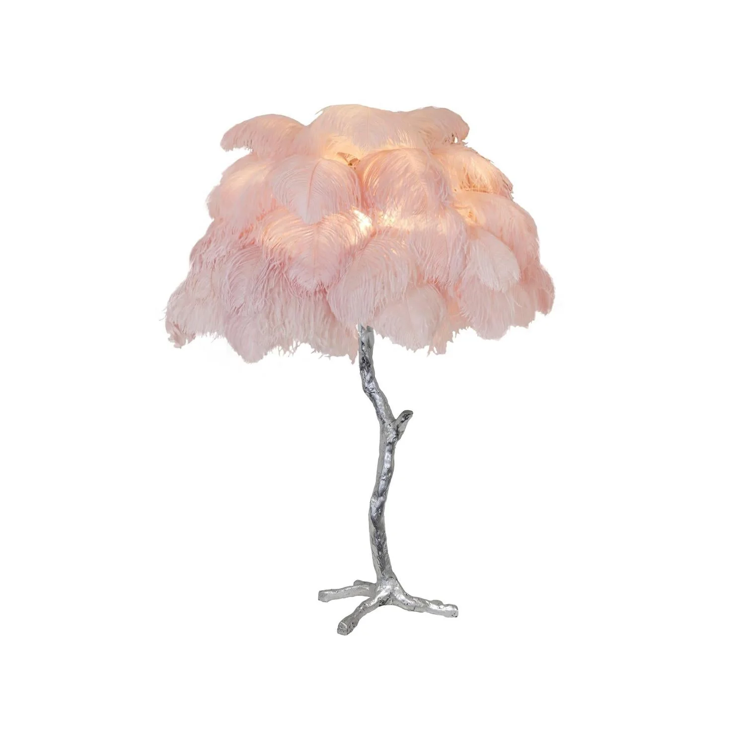 Ostrich Contemporary Feather Table Lamp - Image 74