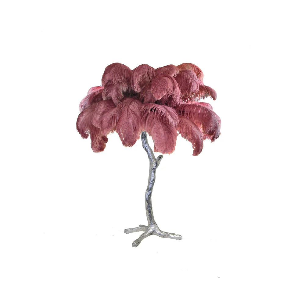 Ostrich Contemporary Feather Table Lamp - Image 76