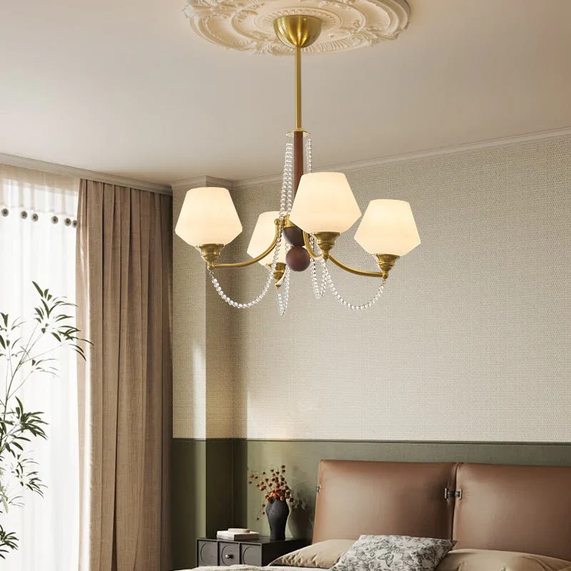 Othaus Traditional Elegance Vintage Wood Chandelier - Image 11