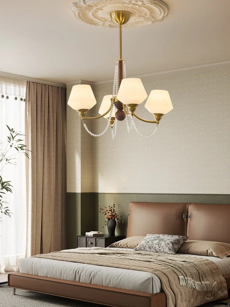 Othaus Traditional Elegance Vintage Wood Chandelier - Image 13