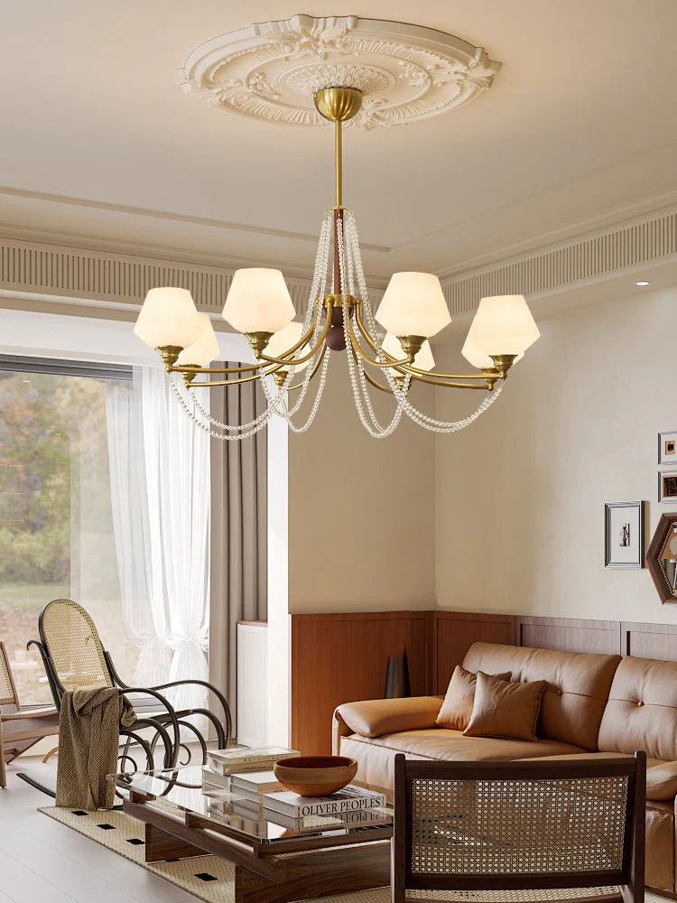 Othaus Traditional Elegance Vintage Wood Chandelier - Image 15