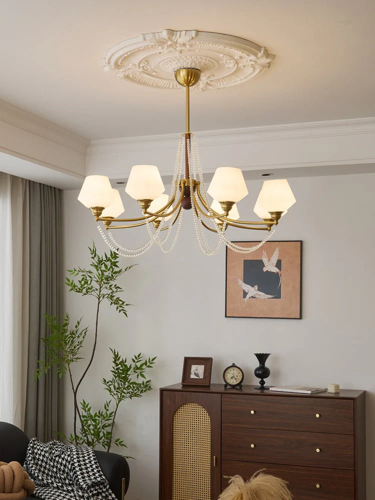 Othaus Traditional Elegance Vintage Wood Chandelier - Image 18