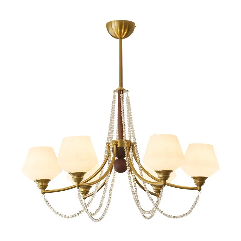Othaus Traditional Elegance Vintage Wood Chandelier - Image 20