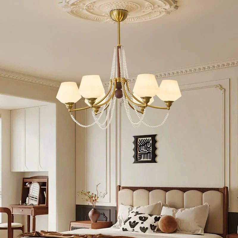 Othaus Traditional Elegance Vintage Wood Chandelier - Image 22