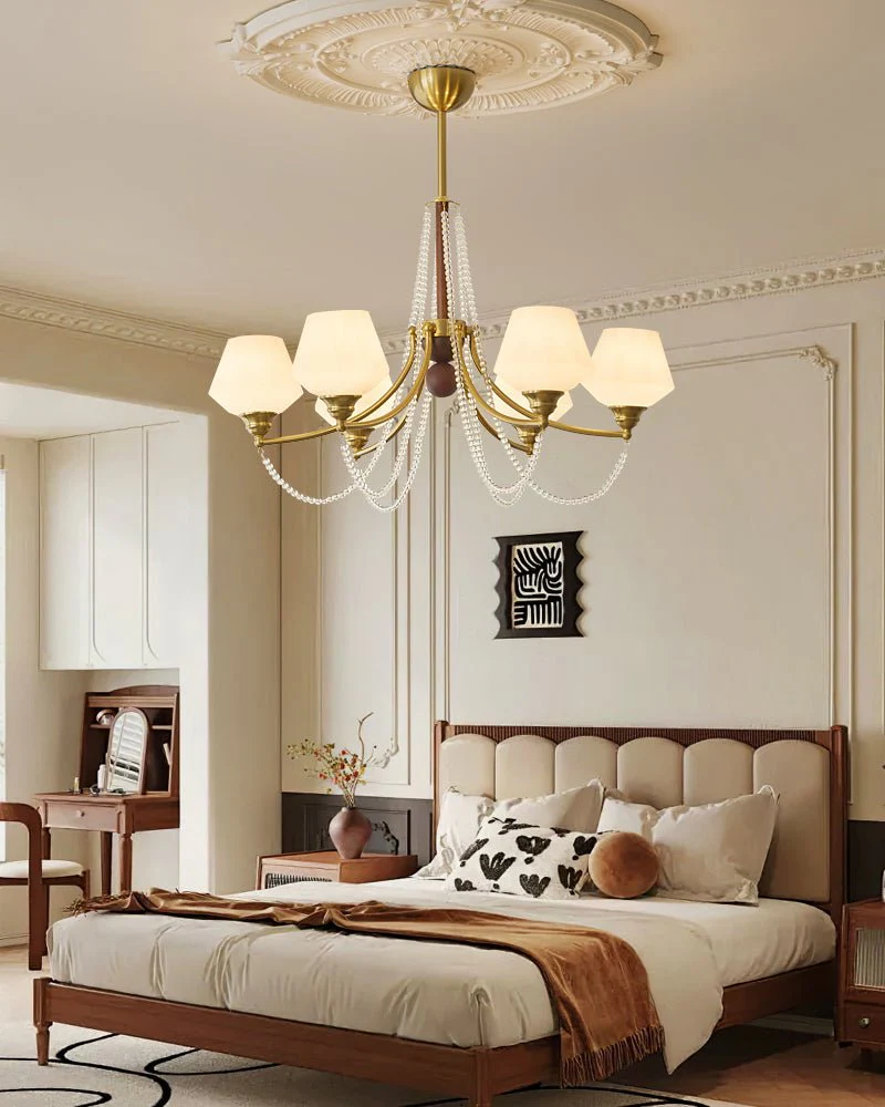 Othaus Traditional Elegance Vintage Wood Chandelier - Image 5
