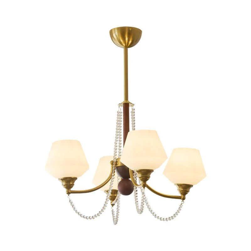 Othaus Traditional Elegance Vintage Wood Chandelier - Image 9