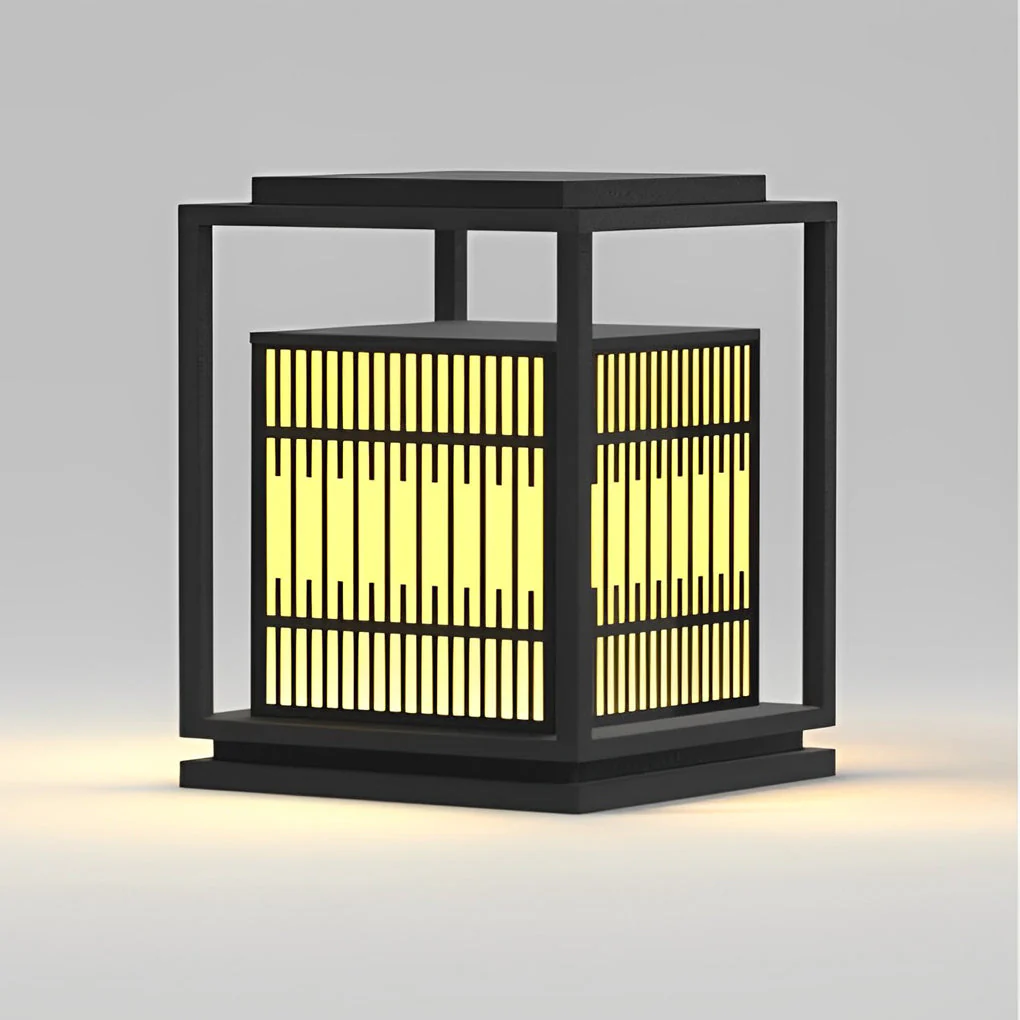 Otis Vintage Traditional Galvanized Steel Outdoor Pillar Lights - Image 7