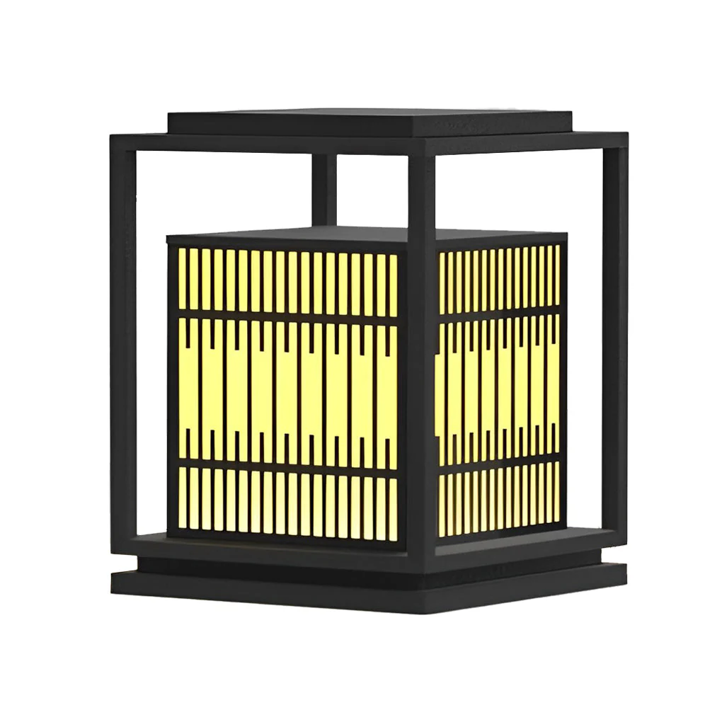Otis Vintage Traditional Galvanized Steel Outdoor Pillar Lights - Image 8