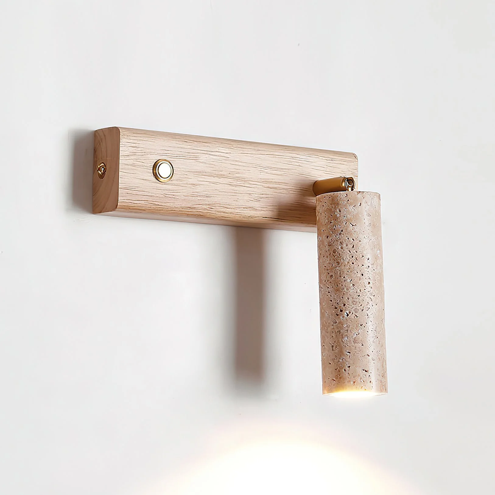 Ouglres Wabi-Sabi Travertine Wall Light - Image 12
