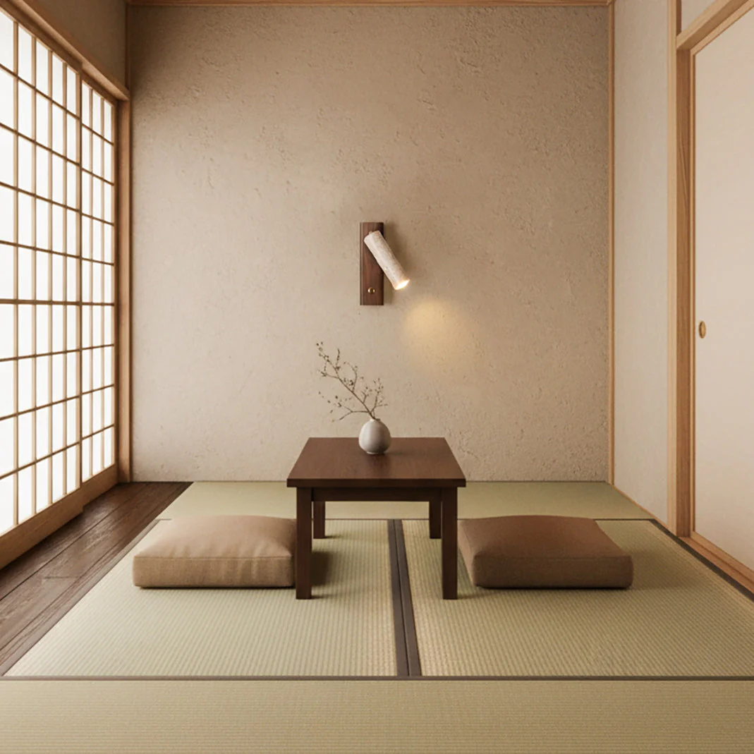 Ouglres Wabi-Sabi Travertine Wall Light - Image 5