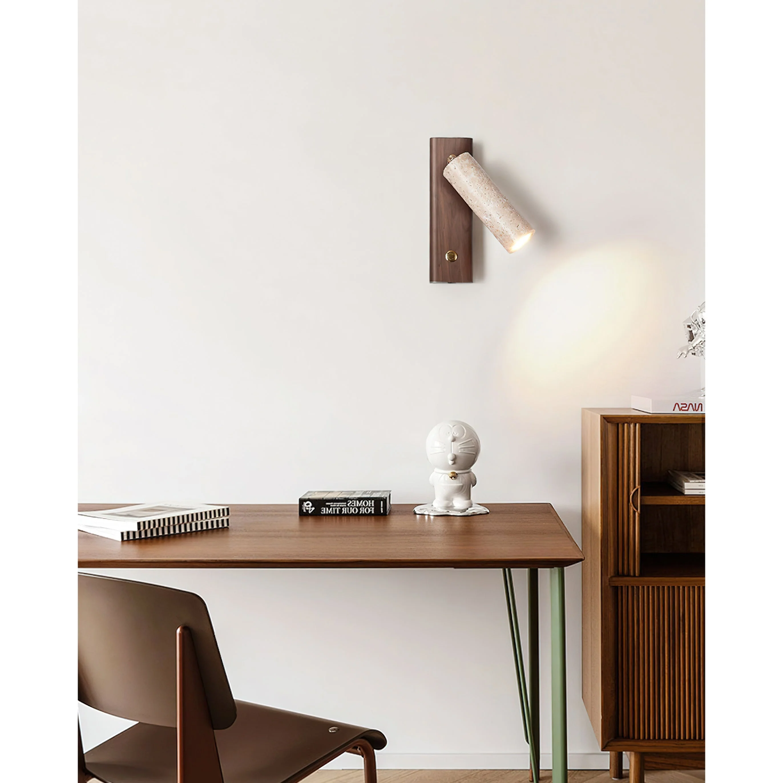 Ouglres Wabi-Sabi Travertine Wall Light - Image 9