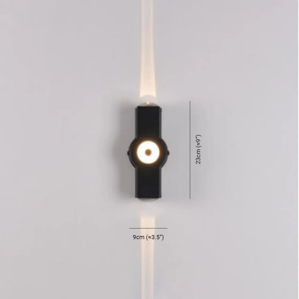Ovelo Modern Waterproof Minimalist Cross Outdoor Wall Light Garden/Corridor - Image 6
