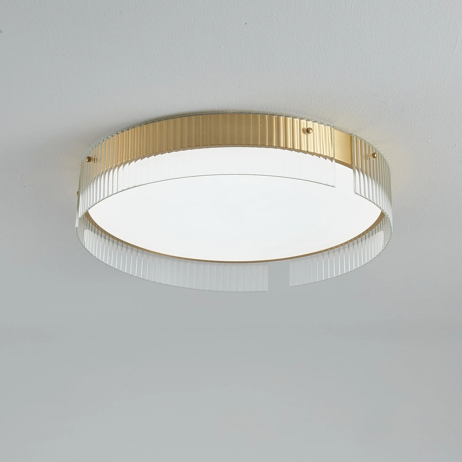 Ovenaris Modern Minimalist Brass Ceiling Light - Image 3