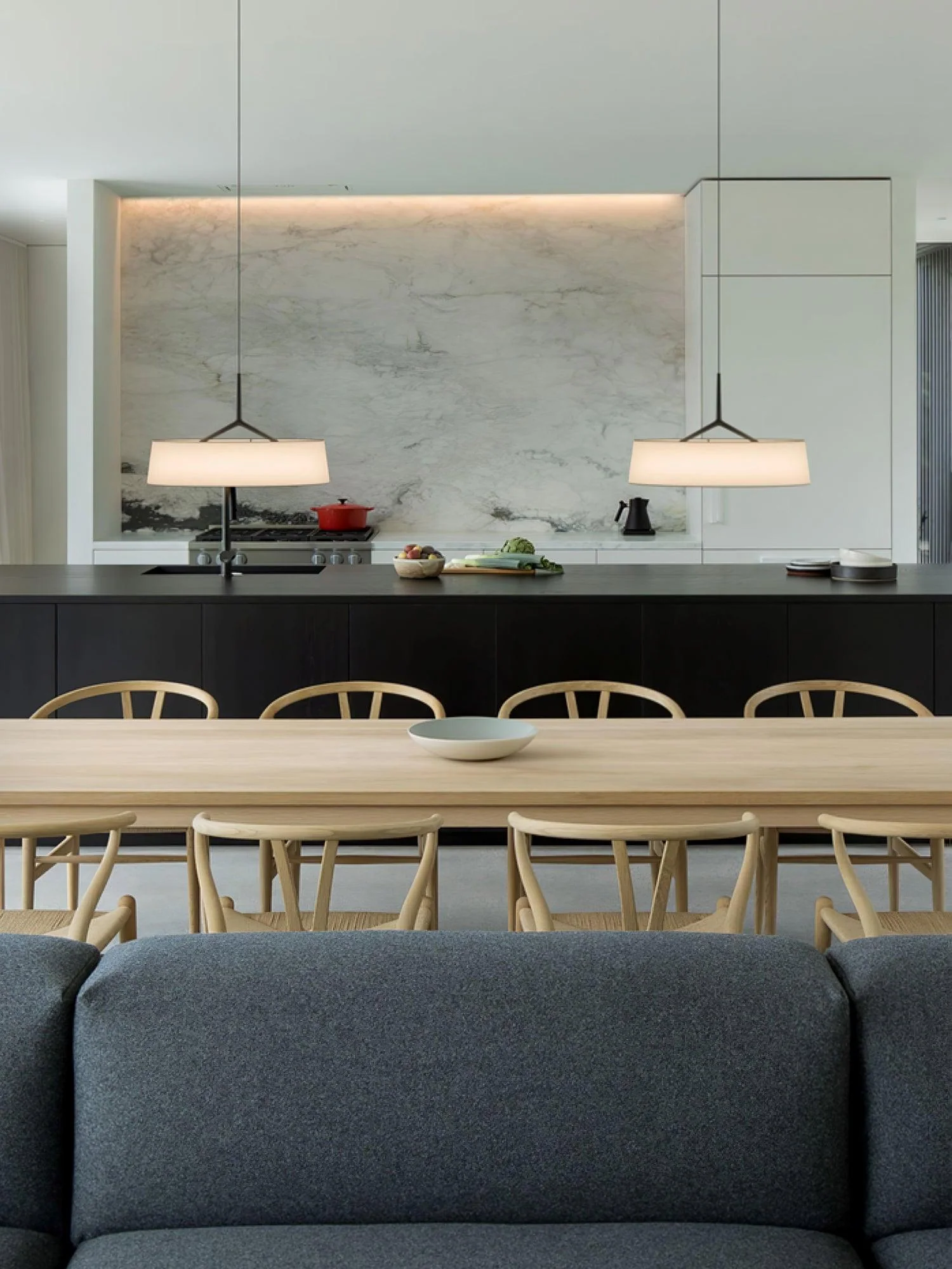 Ovynira Cylindrical Fabric Pendant Light - Image 23