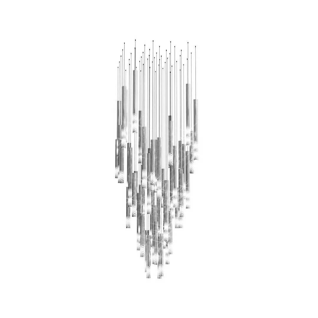 Ovynira Gold Rod Chandelier - Image 7