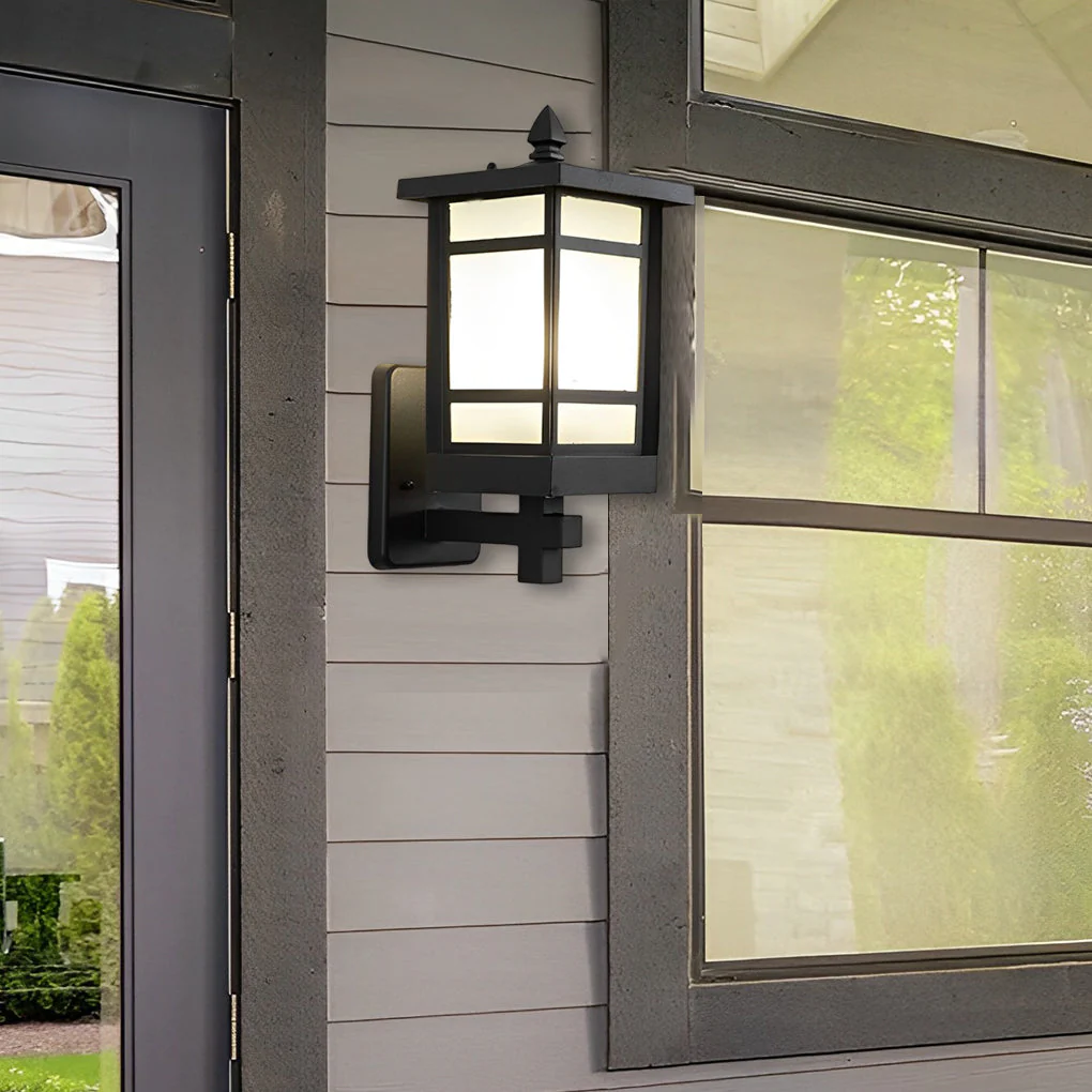 Owner Vintage LED Retro Glass Outdoor Wall Lamp