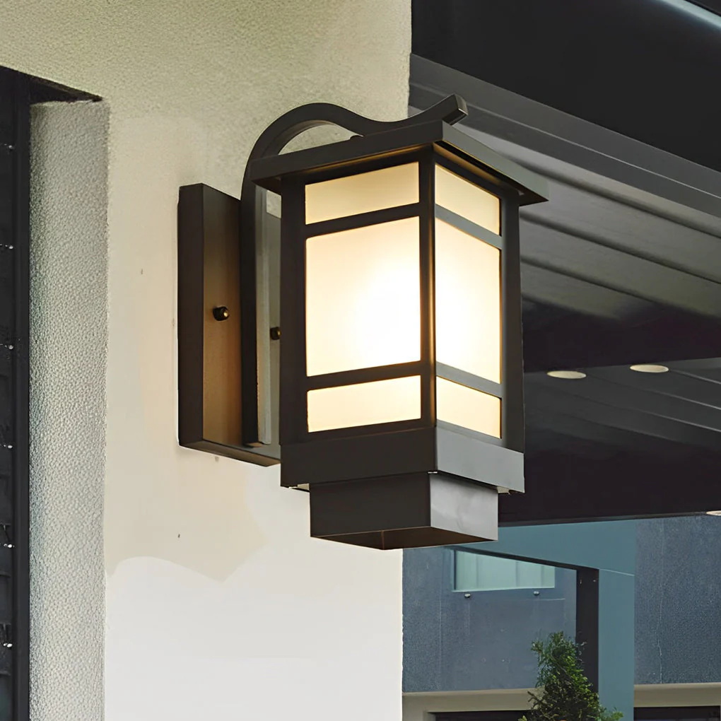 Owner Vintage LED Retro Glass Outdoor Wall Lamp - Image 3