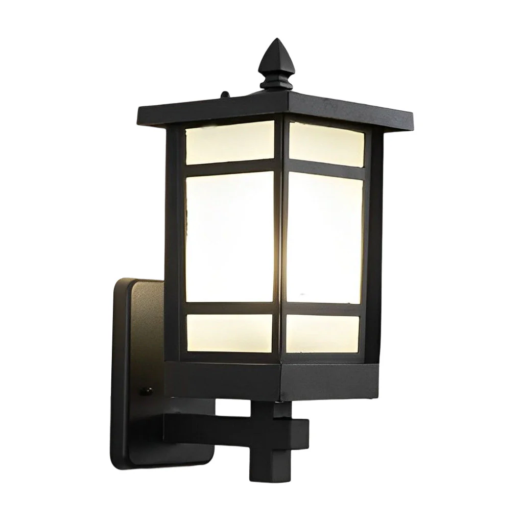 Owner Vintage LED Retro Glass Outdoor Wall Lamp - Image 6