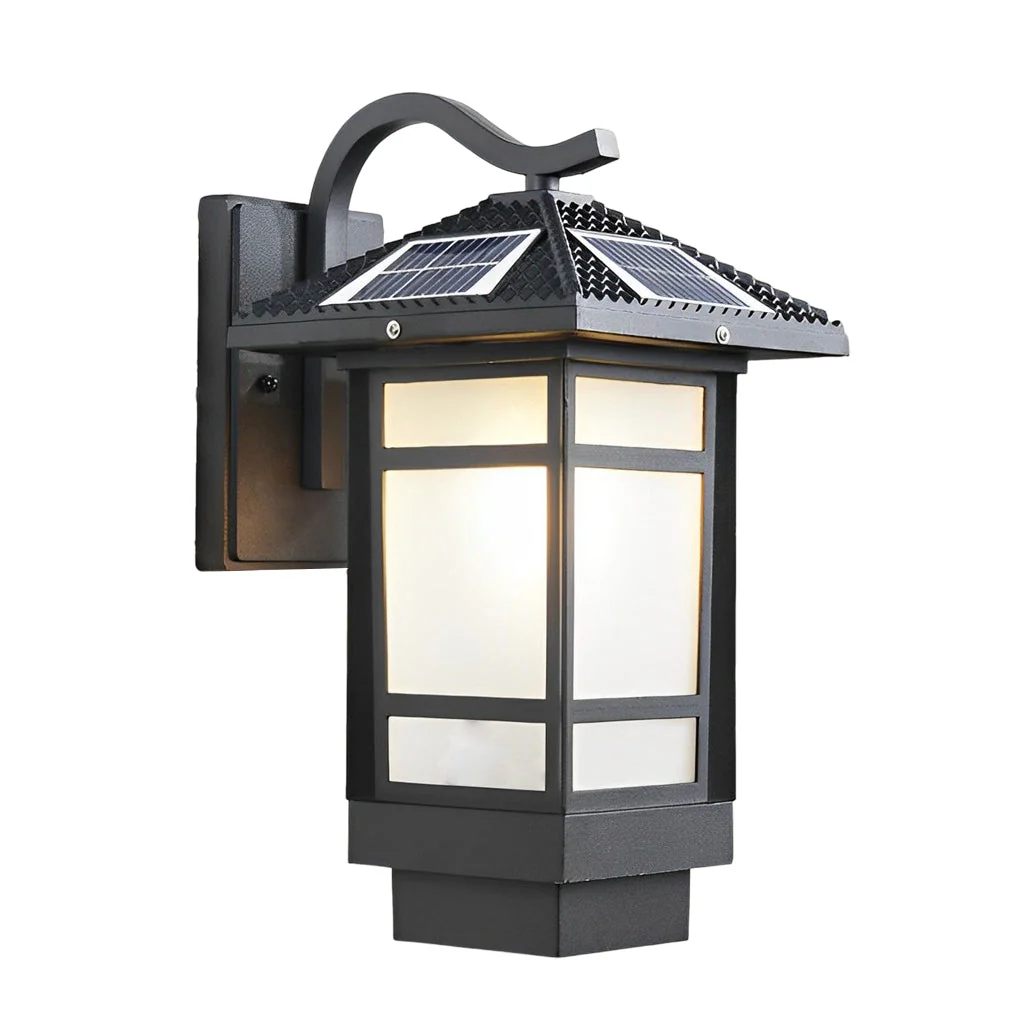 Owner Vintage LED Retro Glass Outdoor Wall Lamp - Image 9