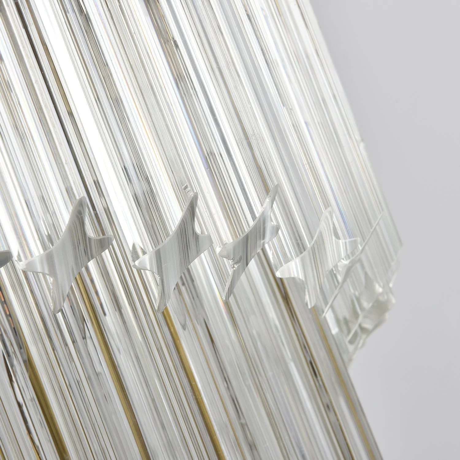 Paisley Spiral Clear Glass Chandelier - Image 22