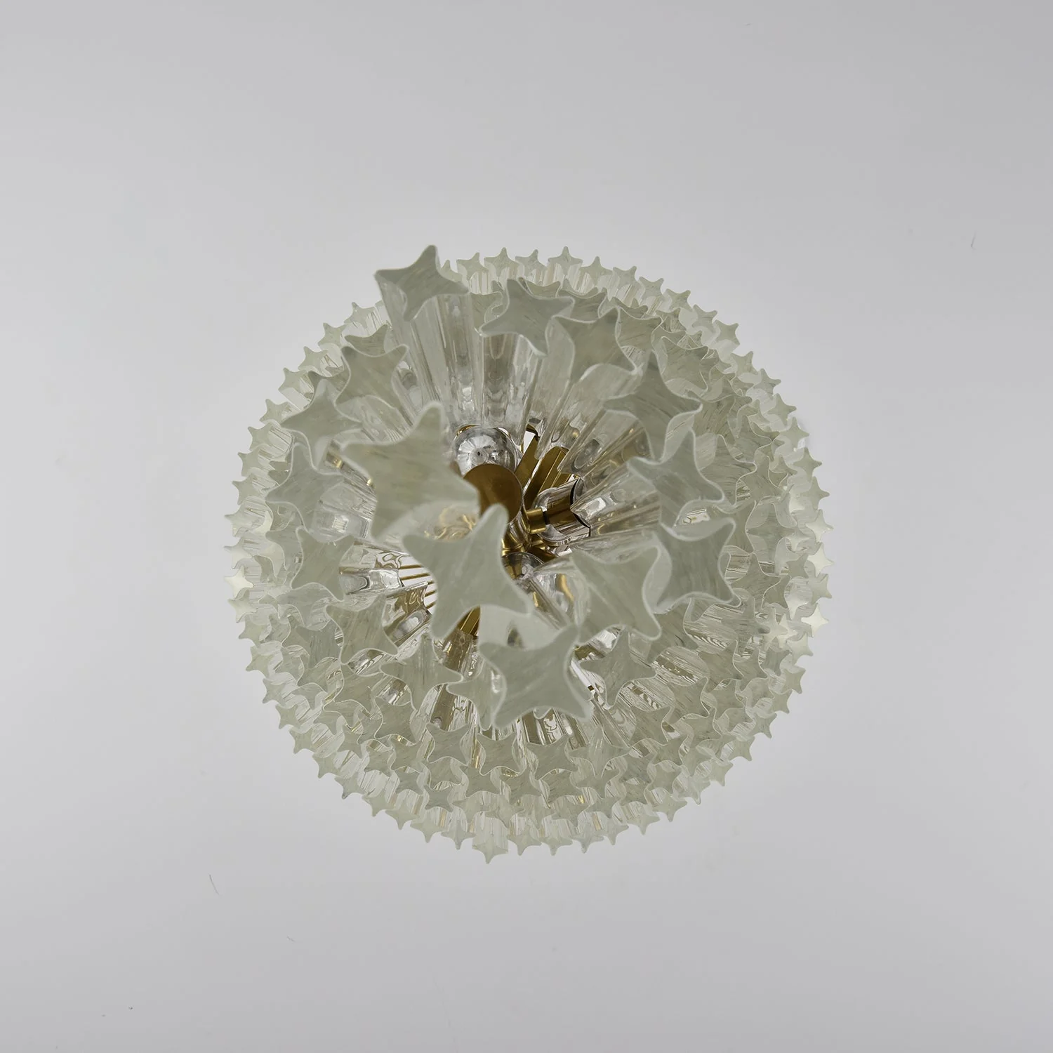 Paisley Spiral Clear Glass Chandelier - Image 3