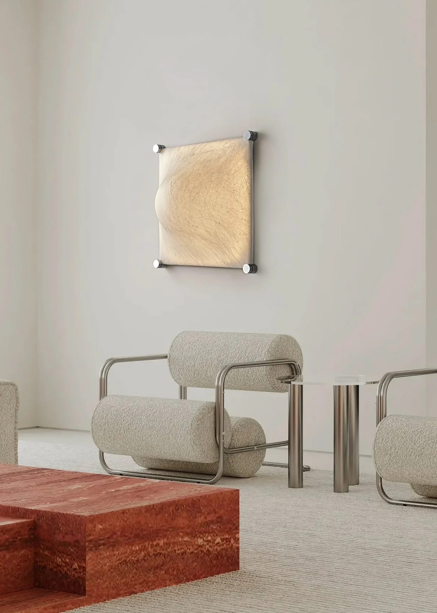 Panel Rustic Silk Wall Light - Image 14