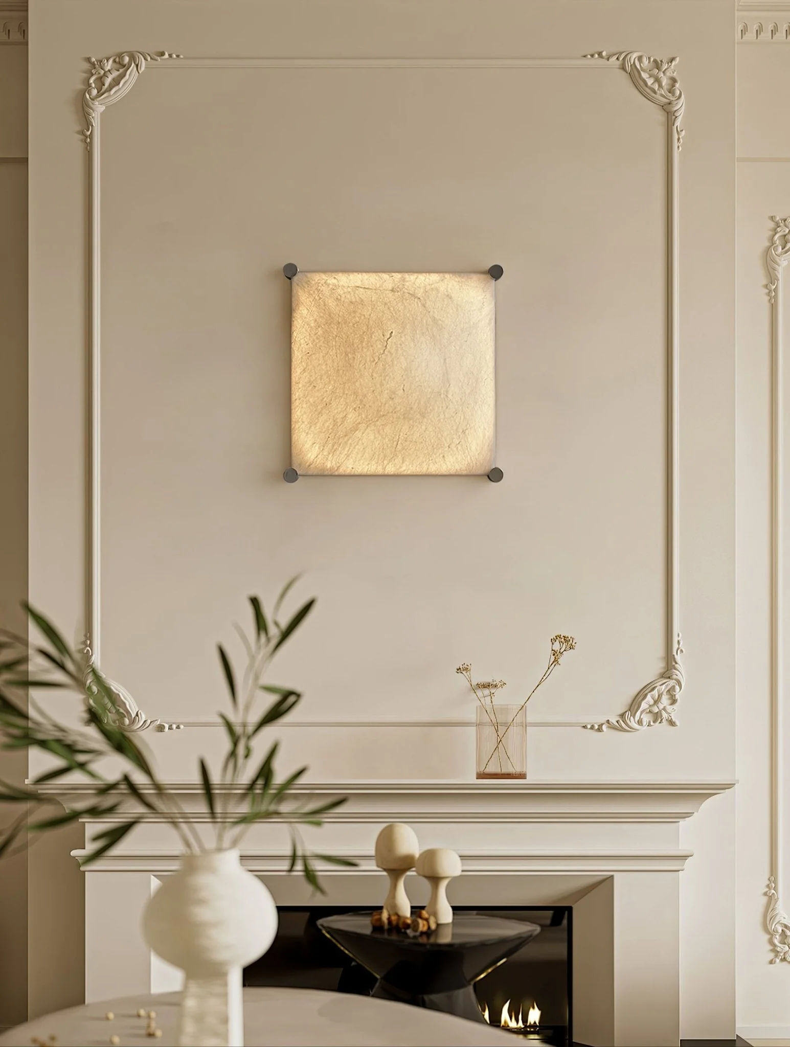 Panel Rustic Silk Wall Light - Image 8